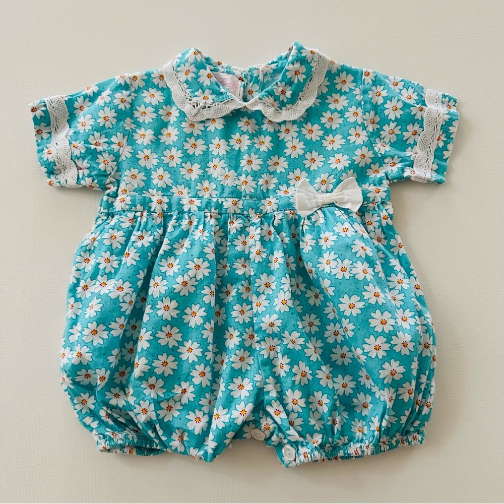 Powell Craft 6 Months Baby Girl Daisy Romper